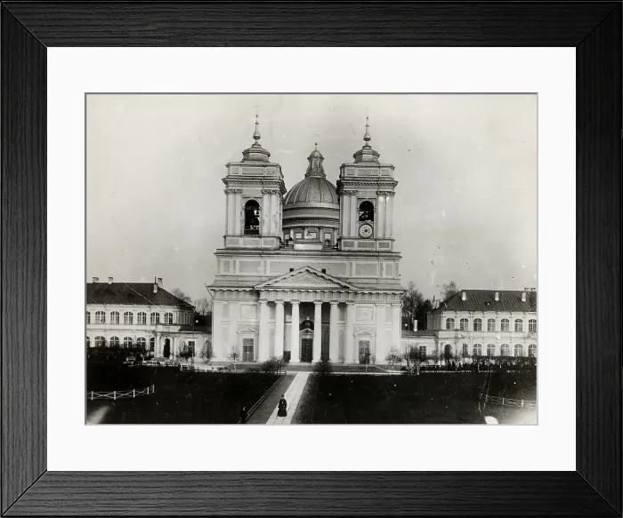 Framed Print : The Trinity Cathedral of the Saint Alexander Nevsky Lavra in Saint Petersburg, 1910s. Artist: Bulla, Karl Karlovich (1853-1929) Framed Print : The Trinity Cathedral of the Saint Alexander Nevsky Lavra in Saint Petersburg, 1910s. Artist: Bulla, Karl Karlovich (1853-1929)