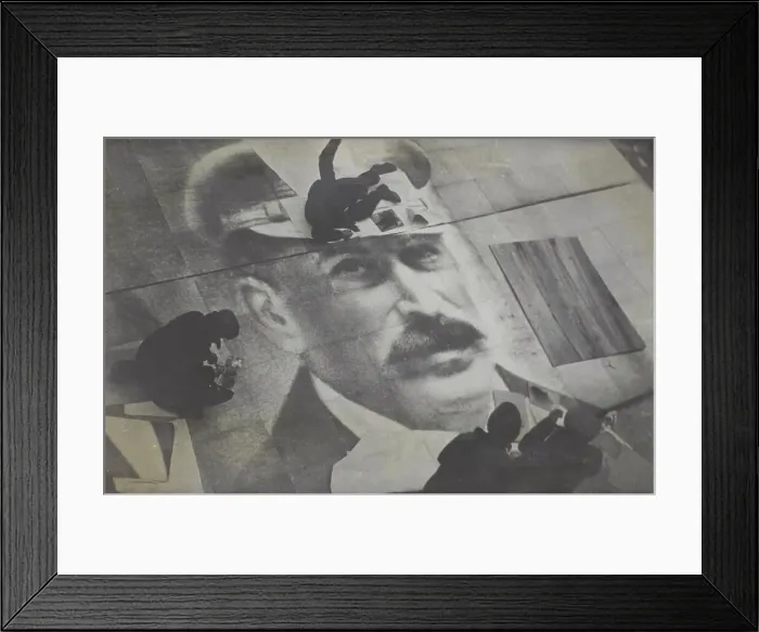 Framed Print : Portrait, 1933. Artist: Klutsis, Gustav (1895-1938) Framed Print : Portrait, 1933. Artist: Klutsis, Gustav (1895-1938)