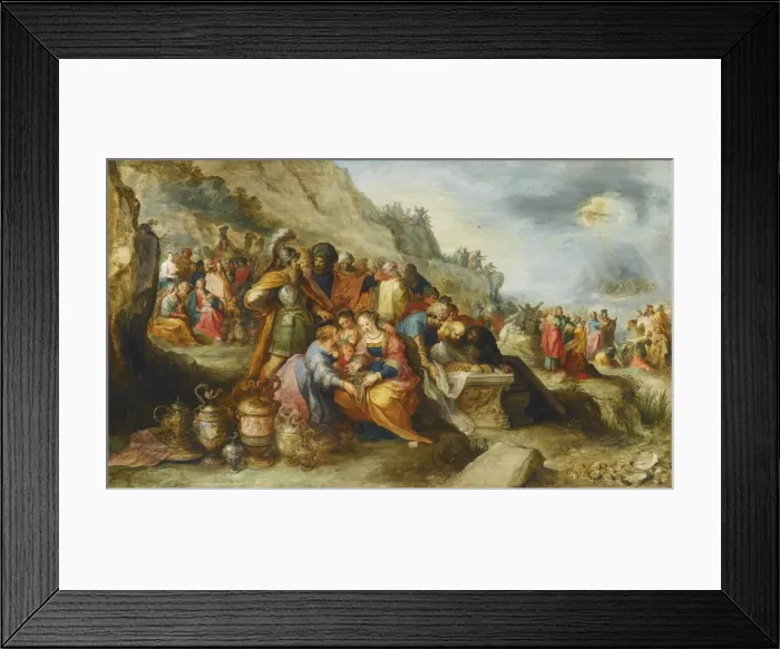 Framed Print : The Israelites, after crossing the Red Sea, at the tomb of the patriarch Joseph, 1630. Artist: Francken, Frans, the Younger (1581-1642) Framed Print : The Israelites, after crossing the Red Sea, at the tomb of the patriarch Joseph, 1630. Artist: Francken, Frans, the Younger (1581-1642)