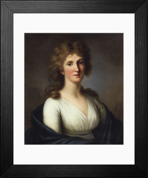 Framed Print : Portrait of Sara Anna von Miltitz (1774-1819). Artist: Tischbein, Johann Friedrich August (1750-1812) Framed Print : Portrait of Sara Anna von Miltitz (1774-1819). Artist: Tischbein, Johann Friedrich August (1750-1812)