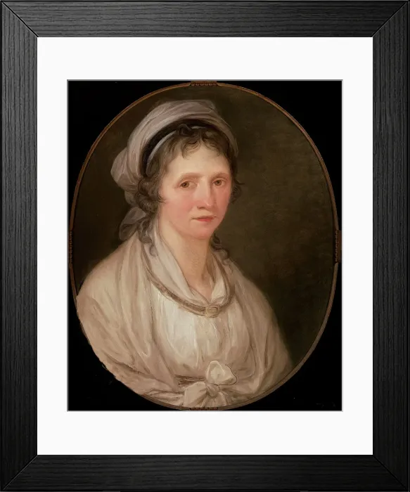Framed Print : Self-Portrait, ca 1802. Artist: Kauffmann, Angelika (1741-1807) Framed Print : Self-Portrait, ca 1802. Artist: Kauffmann, Angelika (1741-1807)