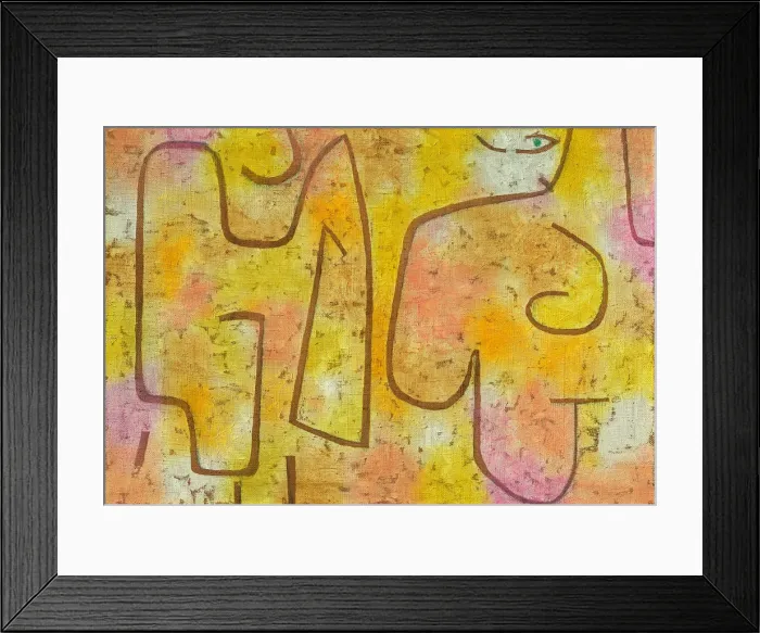 Framed Print : Lady and Fashion, 1938. Artist: Klee, Paul (1879-1940) Framed Print : Lady and Fashion, 1938. Artist: Klee, Paul (1879-1940)