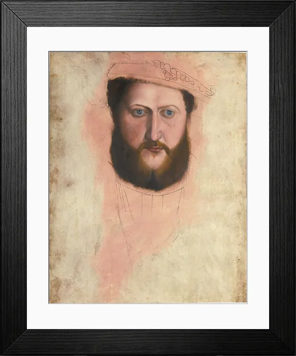 Framed Print : Portrait of the Elector Palatine Otto Henry (1502-1559). Artist: Gertner, Peter (c. 1495 / 1500-after 1541) Framed Print : Portrait of the Elector Palatine Otto Henry (1502-1559). Artist: Gertner, Peter (c. 1495 / 1500-after 1541)