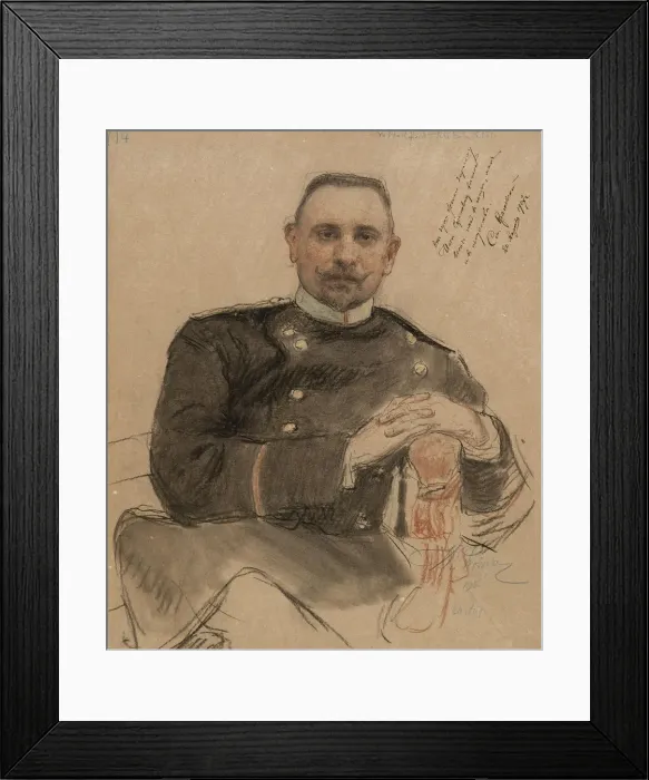Framed Print : Portrait of Stepan Petrovich Krachkovsky (1866 1913), 1907. Artist: Repin, Ilya Yefimovich (1844-1930) Framed Print : Portrait of Stepan Petrovich Krachkovsky (1866 1913), 1907. Artist: Repin, Ilya Yefimovich (1844-1930)