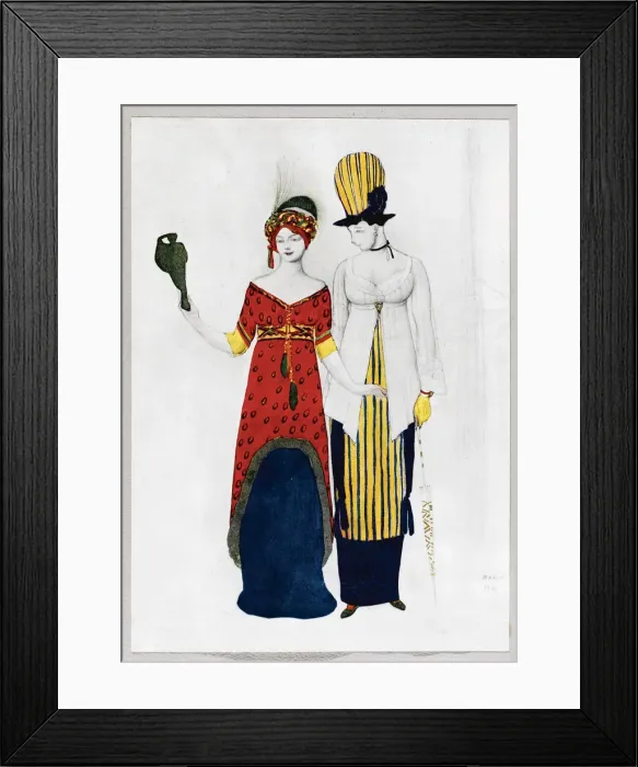 Framed Print : The Decorative Art of Leon Bakst, London: The Fine Art Society, 1913, 1913. Artist: Bakst, Leon (1866-1924) Framed Print : The Decorative Art of Leon Bakst, London: The Fine Art Society, 1913, 1913. Artist: Bakst, Leon (1866-1924)