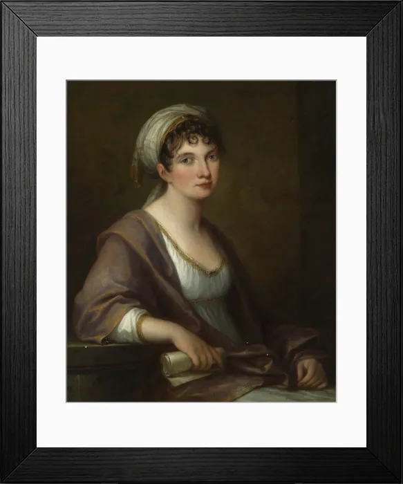 Framed Print : Portrait of Princess Franziska von Kaunitz-Rietberg, nee Countess Ungnad von Weissenwolf, 1805. Artist: Kauffmann, Angelika (1741-1807) Framed Print : Portrait of Princess Franziska von Kaunitz-Rietberg, nee Countess Ungnad von Weissenwolf, 1805. Artist: Kauffmann, Angelika (1741-1807)