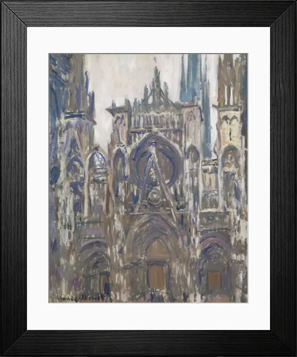 Framed Print : The Rouen Cathedral, 1892. Artist: Monet, Claude (1840-1926) Framed Print : The Rouen Cathedral, 1892. Artist: Monet, Claude (1840-1926)