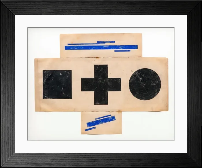Framed Print : Suprematist Pattern, ca 1921. Artist: Chashnik, Ilya Grigoryevich (1902-1929) Framed Print : Suprematist Pattern, ca 1921. Artist: Chashnik, Ilya Grigoryevich (1902-1929)