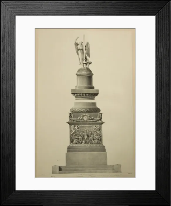 Framed Print : Project of the Monument Consecrated to the Memory of the Emperor Alexander I, 1829 Framed Print : Project of the Monument Consecrated to the Memory of the Emperor Alexander I, 1829