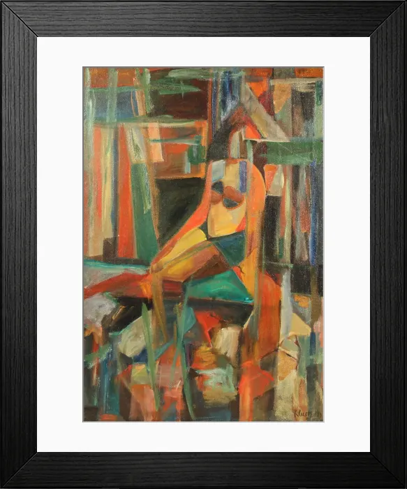 Framed Print : Seated Nude Framed Print : Seated Nude