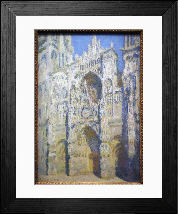 Framed Print : Rouen Cathedral, the Portal and Saint-Romain Tower, Full Sunlight, 1893 Framed Print : Rouen Cathedral, the Portal and Saint-Romain Tower, Full Sunlight, 1893
