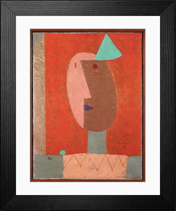 Framed Print : Clown, 1929 Framed Print : Clown, 1929