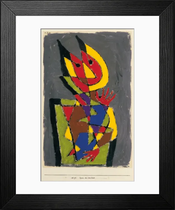 Framed Print : Figurine of the Colourful Devil, 1927 Framed Print : Figurine of the Colourful Devil, 1927