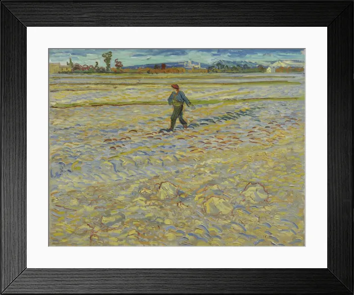 Framed Print : The sower, 1888 Framed Print : The sower, 1888
