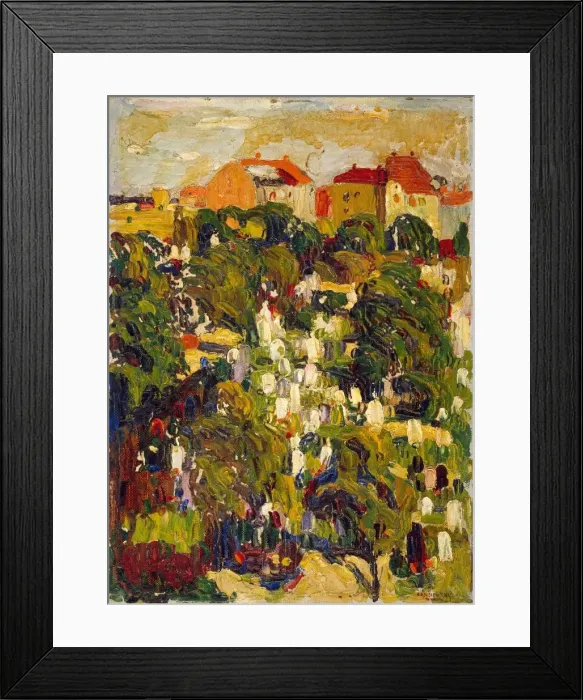 Framed Print : Munich, Northern Cemetery (Nordlicher Friedhof), c. 1901-1902 Framed Print : Munich, Northern Cemetery (Nordlicher Friedhof), c. 1901-1902