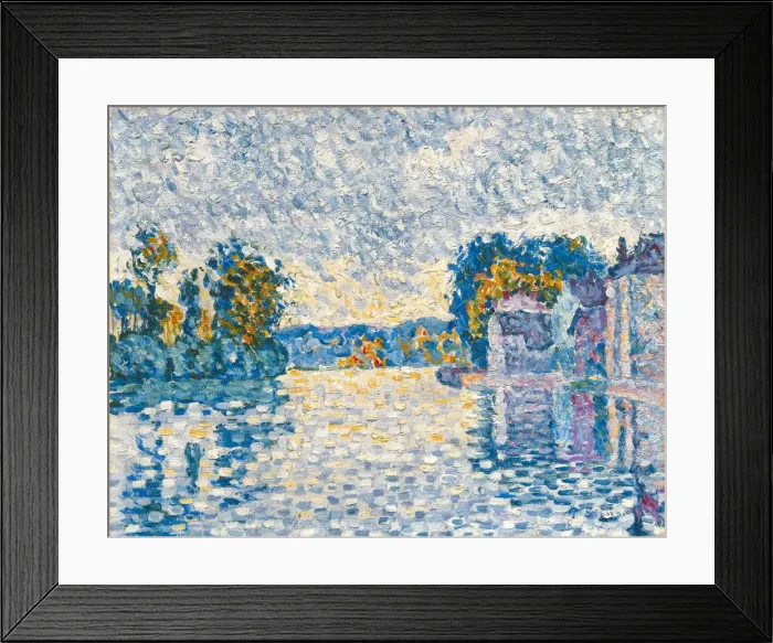Framed Print : The Seine near Samois (Study), 1899 Framed Print : The Seine near Samois (Study), 1899