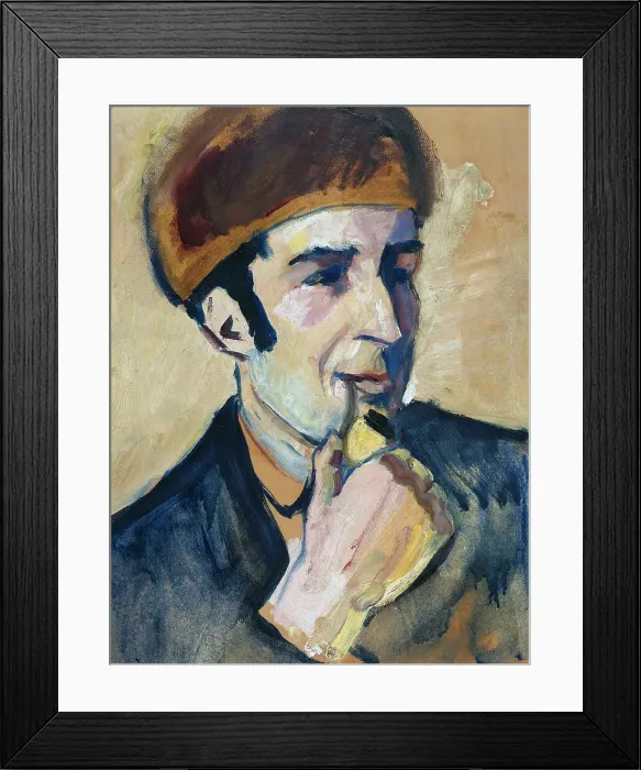 Framed Print : Portrait of Franz Marc, 1910