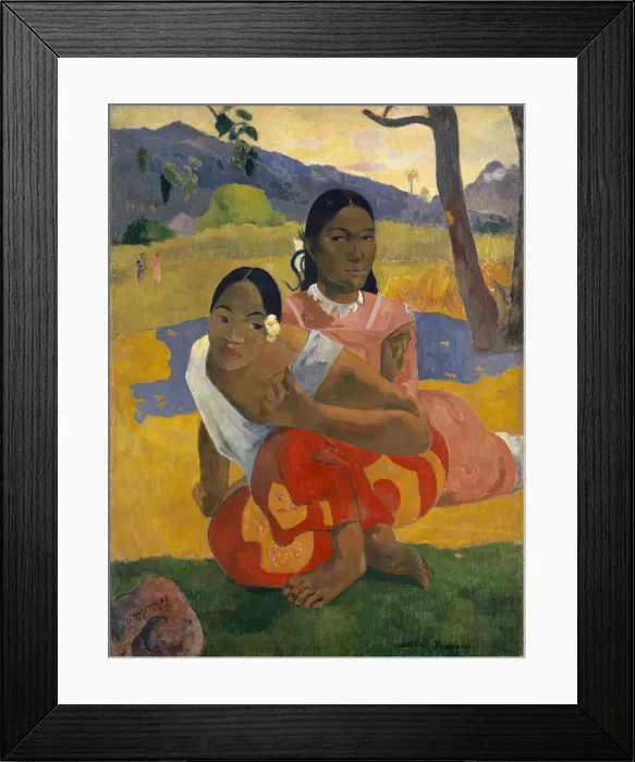 Framed Print : Nafea Faa Ipoipo (When Will You Marry?), 1892 Framed Print : Nafea Faa Ipoipo (When Will You Marry?), 1892