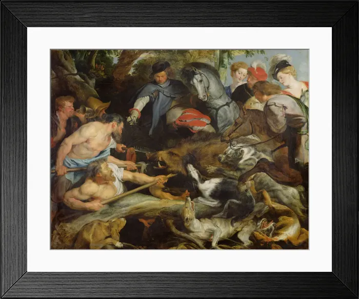 Framed Print : The Wild Boar Hunt, ca 1616 Framed Print : The Wild Boar Hunt, ca 1616
