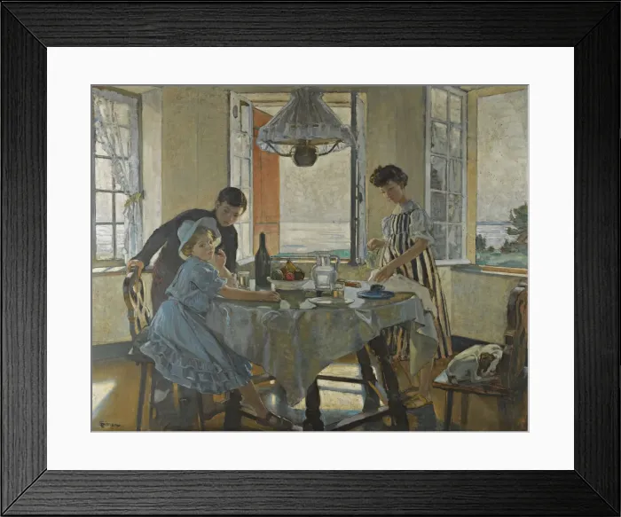 Framed Print : Breakfast. Private Collection Framed Print : Breakfast. Private Collection