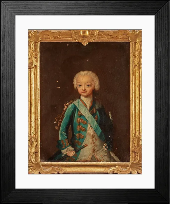 Framed Print : Portrait of Crown Prince Gustav III of Sweden, 1756 Framed Print : Portrait of Crown Prince Gustav III of Sweden, 1756
