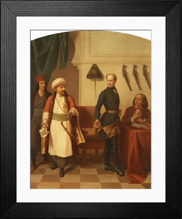 Framed Print : King Charles XII at Bender Framed Print : King Charles XII at Bender
