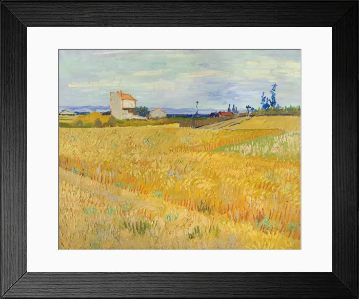 Framed Print : Wheat Field (Champ de ble), 1888 Framed Print : Wheat Field (Champ de ble), 1888