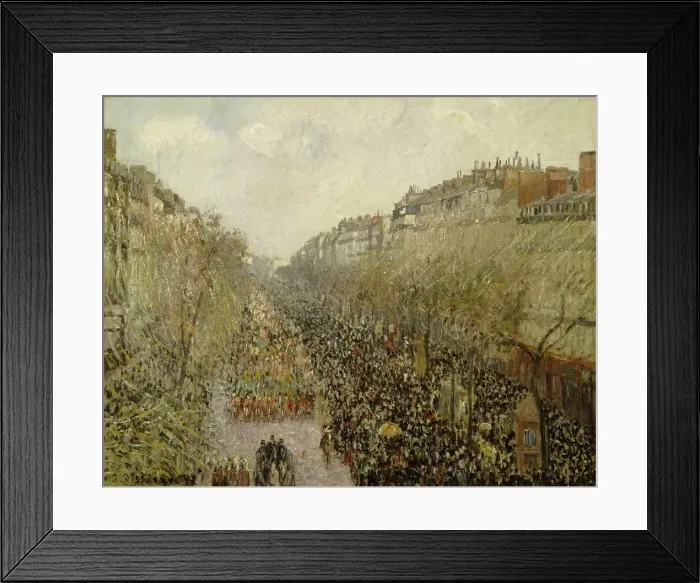 Framed Print : Boulevard Montmartre: Mardi Gras, 1897 Framed Print : Boulevard Montmartre: Mardi Gras, 1897