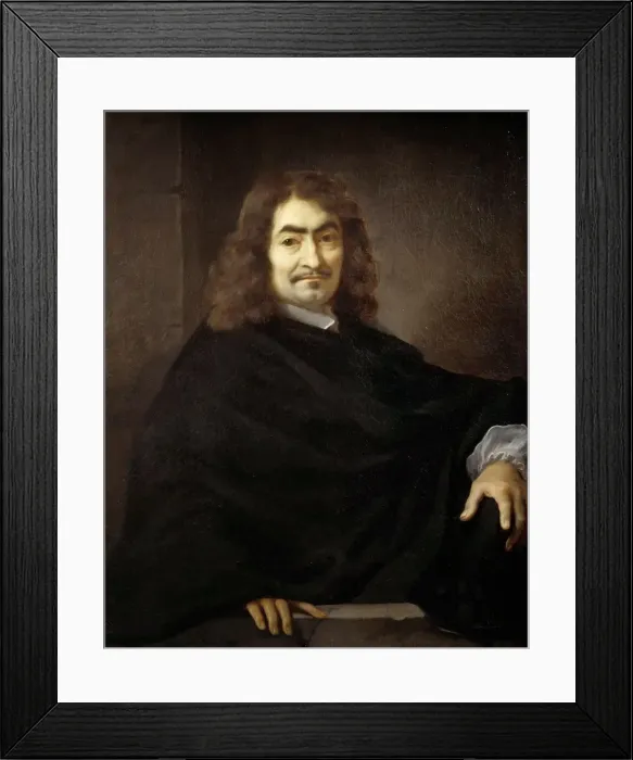 Framed Print : Portrait of the philosopher Rene Descartes (1596-1650), First Half of 17th cen Framed Print : Portrait of the philosopher Rene Descartes (1596-1650), First Half of 17th cen