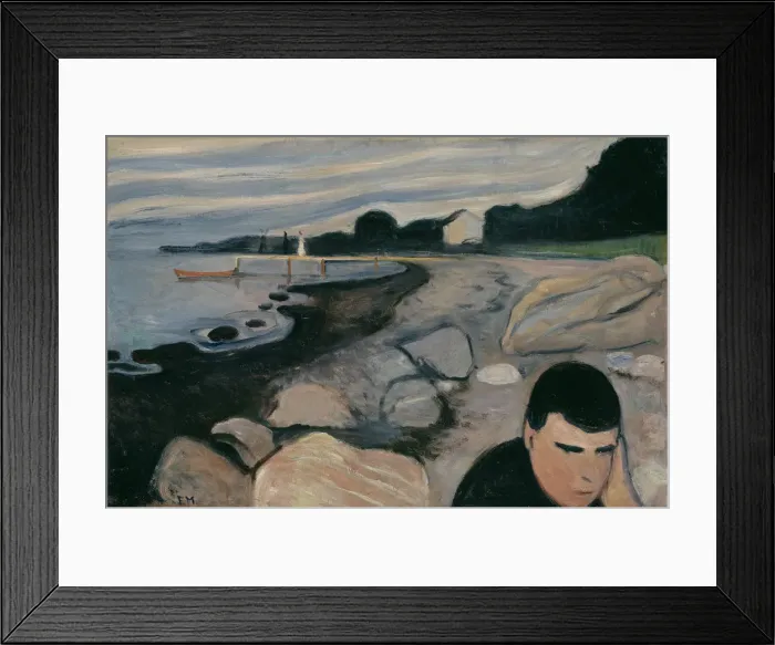 Framed Print : Melancholy, 1892 Framed Print : Melancholy, 1892