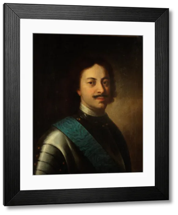 Framed Print : Portrait of Emperor Peter I the Great (1672-1725), First third of 18th cen Framed Print : Portrait of Emperor Peter I the Great (1672-1725), First third of 18th cen