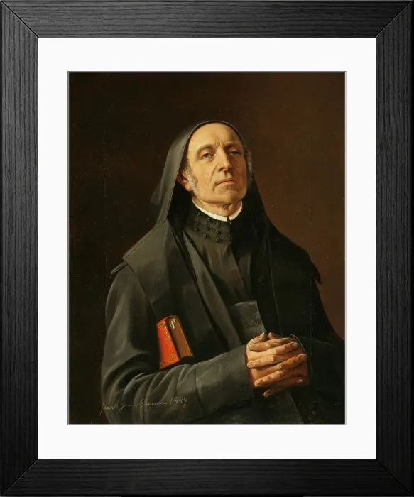 Framed Print : Portrait of Vikenti Lisowski, 1847 Framed Print : Portrait of Vikenti Lisowski, 1847