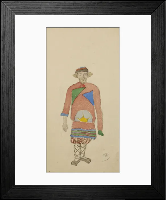 Framed Print : Costume design for the opera Snow Maiden by N, Rimsky-Korsakov, 1910s Framed Print : Costume design for the opera Snow Maiden by N, Rimsky-Korsakov, 1910s