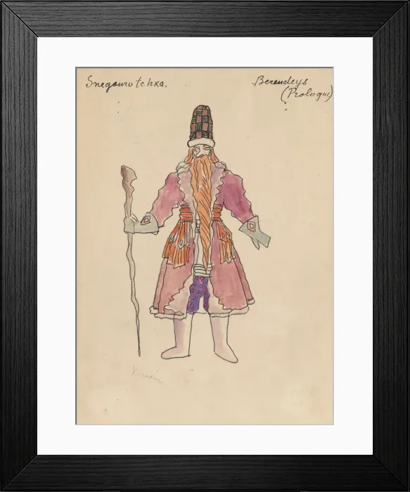 Framed Print : Costume design for the opera Snow Maiden by N, Rimsky-Korsakov, 1928 Framed Print : Costume design for the opera Snow Maiden by N, Rimsky-Korsakov, 1928
