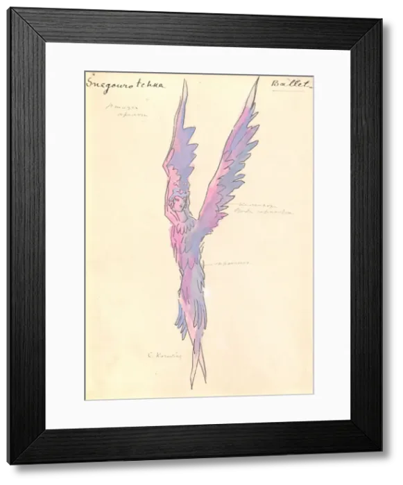 Framed Print : Costume design for the opera Snow Maiden by N, Rimsky-Korsakov, 1928 Framed Print : Costume design for the opera Snow Maiden by N, Rimsky-Korsakov, 1928