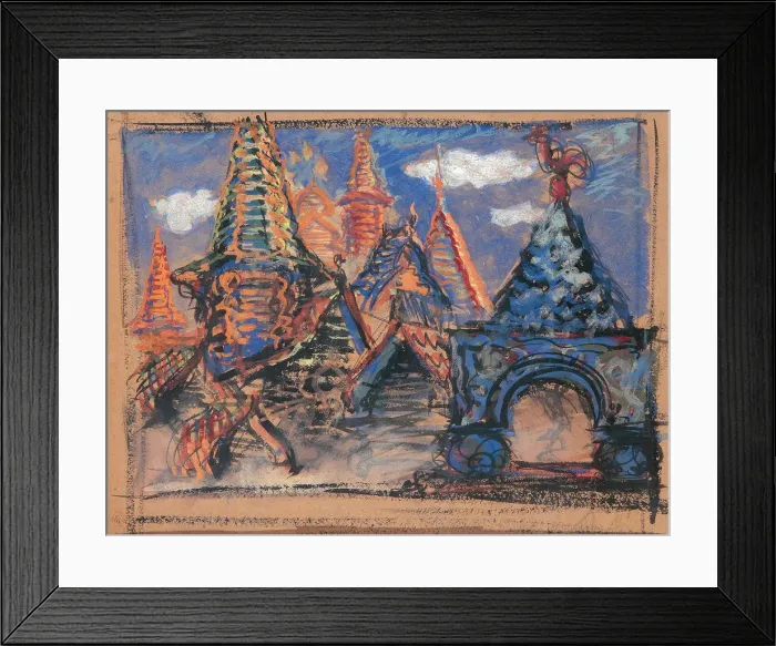 Framed Print : Stage design for the opera Khovanshchina by M, Musorgsky, 1902 Framed Print : Stage design for the opera Khovanshchina by M, Musorgsky, 1902