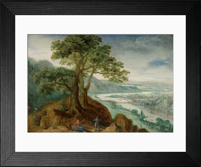 Framed Print : View of Linz, 1599 Framed Print : View of Linz, 1599
