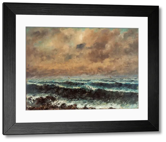 Framed Print : Autumn Sea, 1867 Framed Print : Autumn Sea, 1867