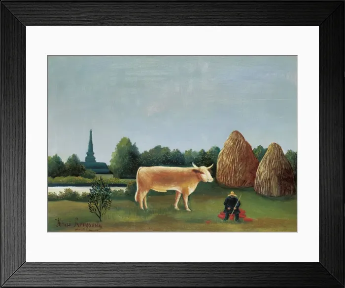 Framed Print : Scene in Bagneux on the Outskirts of Paris, 1909 Framed Print : Scene in Bagneux on the Outskirts of Paris, 1909