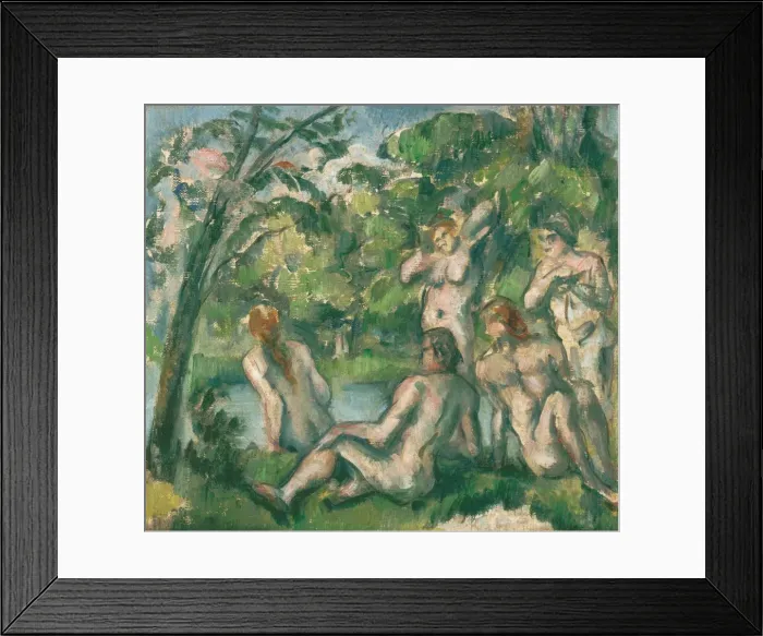 Framed Print : Bathers, 1884-1887 Framed Print : Bathers, 1884-1887
