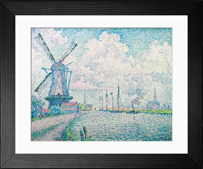 Framed Print : Canal in Overschie, 1906 Framed Print : Canal in Overschie, 1906