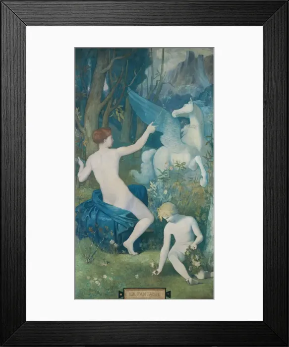 Framed Print : Fantasy, 1866