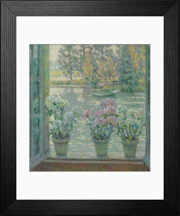 Framed Print : Les Hortensias, 1918