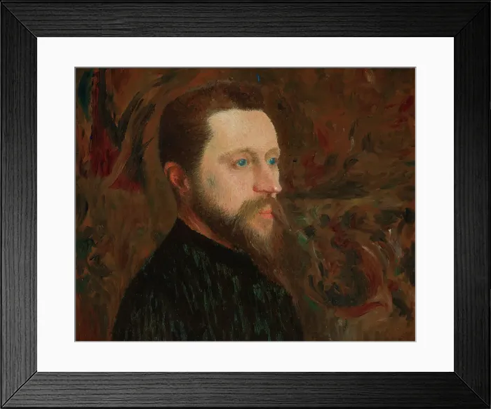 Framed Print : Portrait of Georges Seurat, c. 1890 Framed Print : Portrait of Georges Seurat, c. 1890