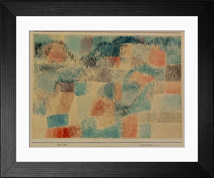 Framed Print : Rote Erde (Red Earth), 1926 Framed Print : Rote Erde (Red Earth), 1926