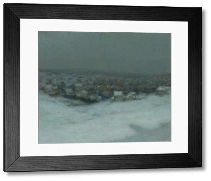 Framed Print : Snow on a Moonlit Night, 1903 Framed Print : Snow on a Moonlit Night, 1903