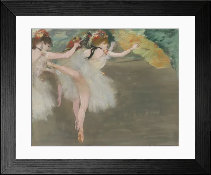 Framed Print : Dancers in White, ca 1878 Framed Print : Dancers in White, ca 1878