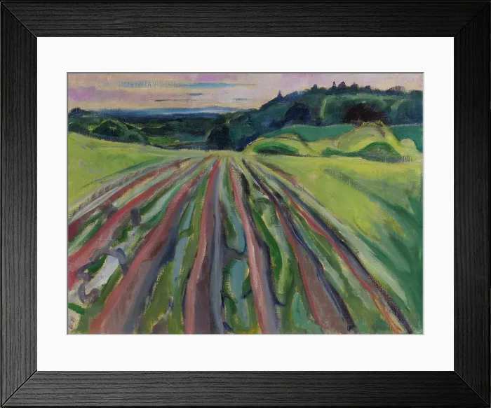 Framed Print : Ploughed field, 1916 Framed Print : Ploughed field, 1916