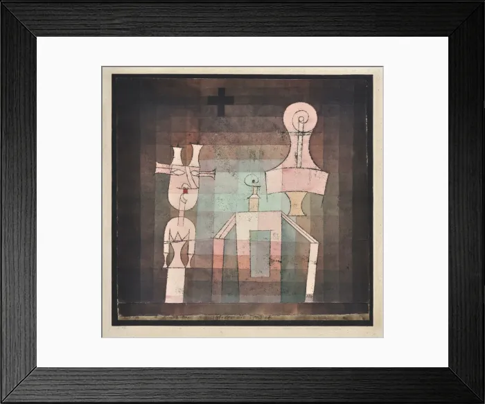 Framed Print : Still Life with sculptures, 1923 Framed Print : Still Life with sculptures, 1923
