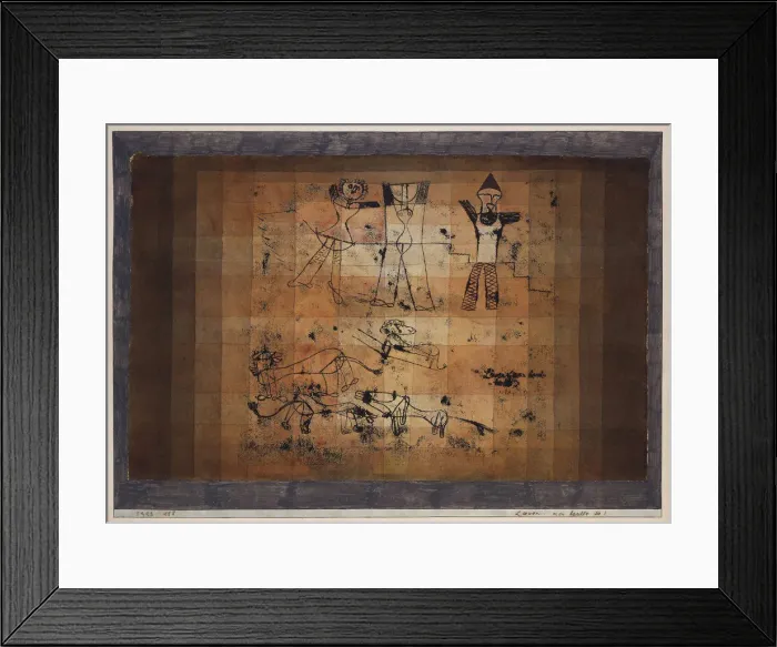 Framed Print : Lions, attention please!, 1923 Framed Print : Lions, attention please!, 1923
